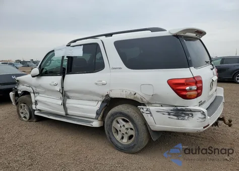 2002 Toyota Sequoia Limited from USA, damaged, VIN 5TDBT48A82S062105